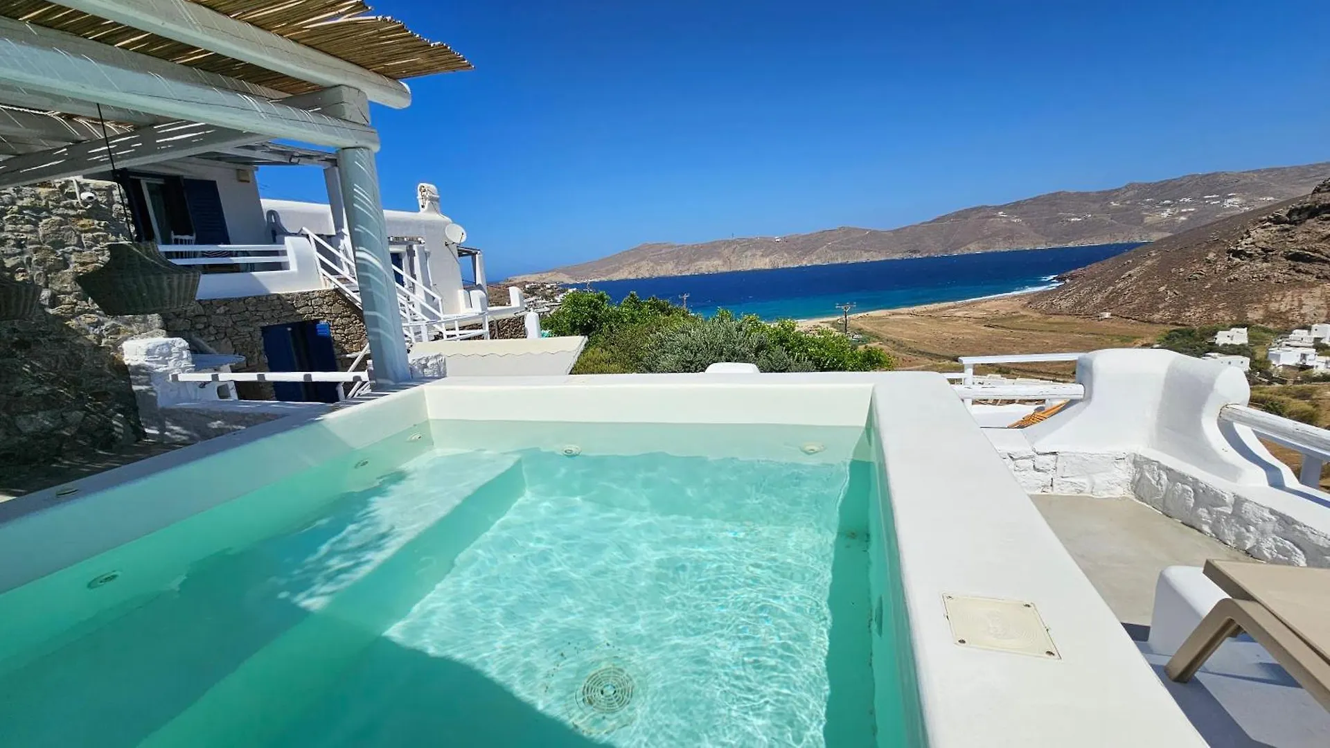 Villa Chronos With Private Pool Mykonos Town Grekland