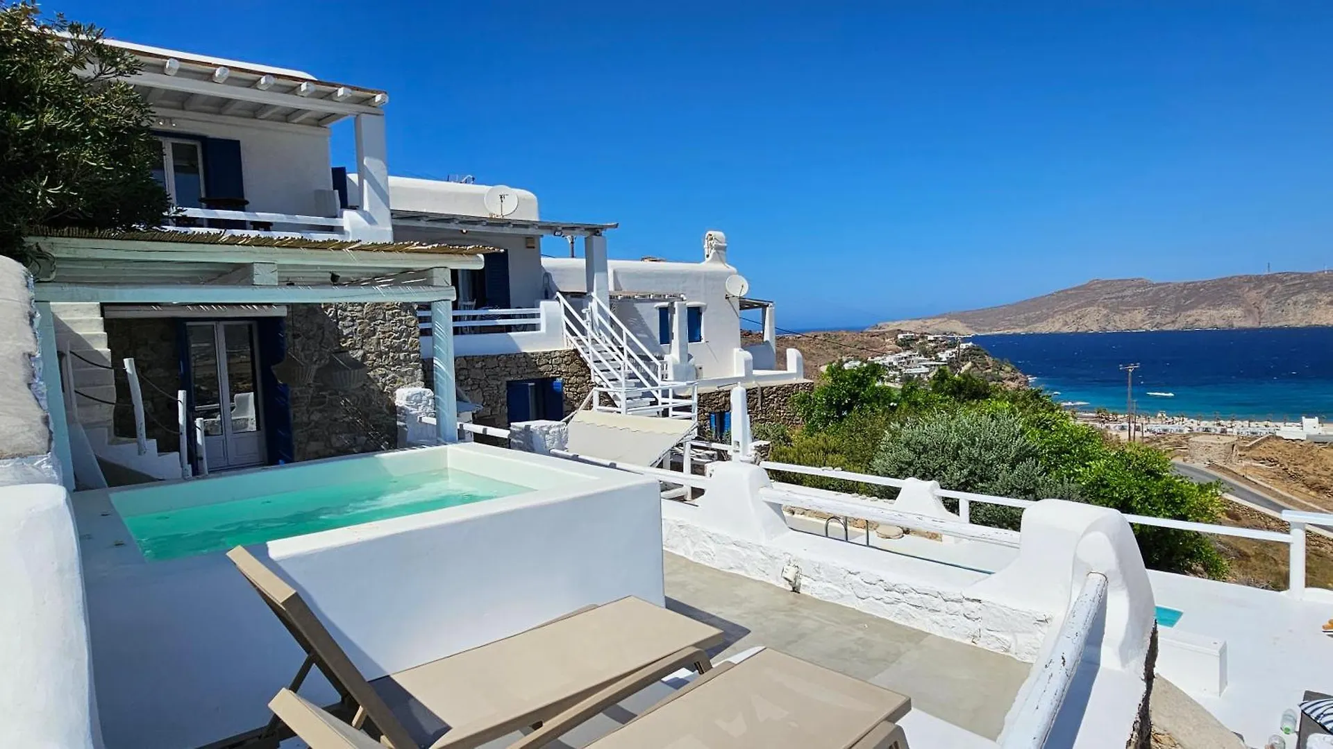 Villa Chronos With Private Pool Mykonos Town
